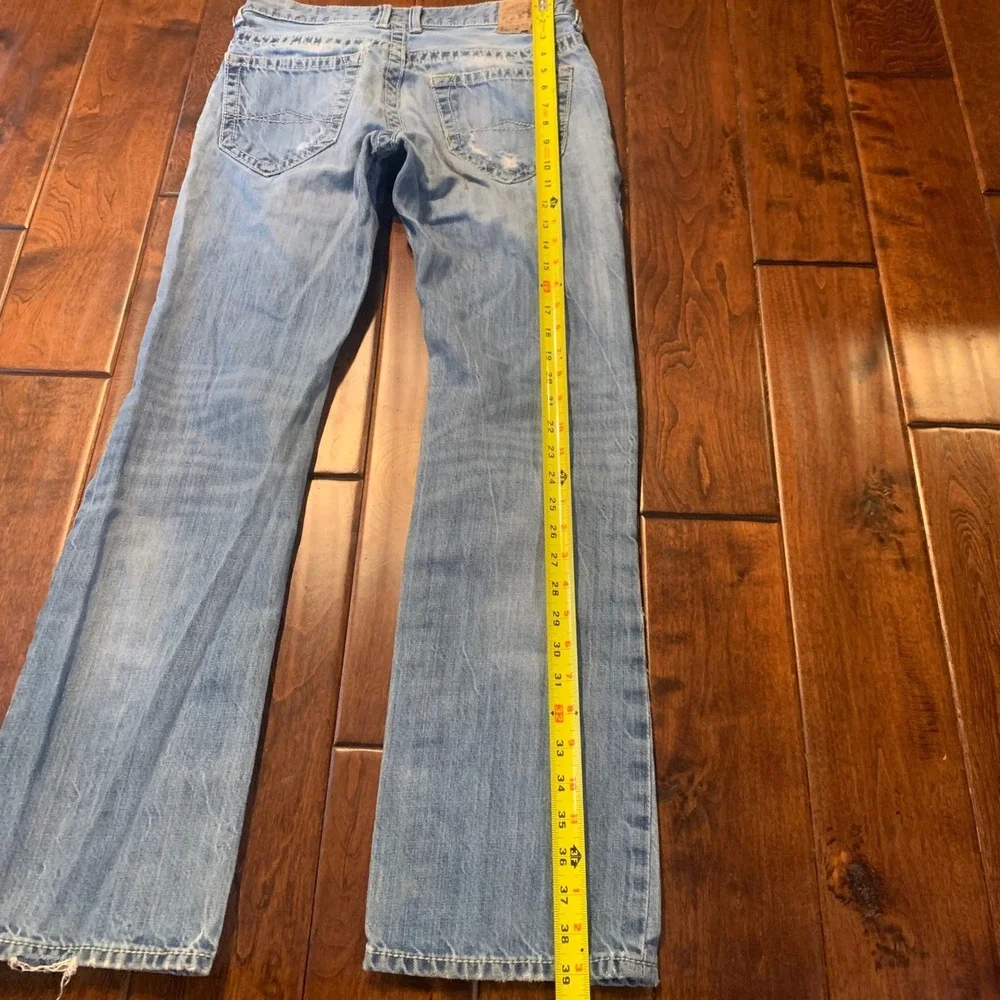 Y2K‎ Aeropostale Jeans Distressed Straight Leg Light Wash 28